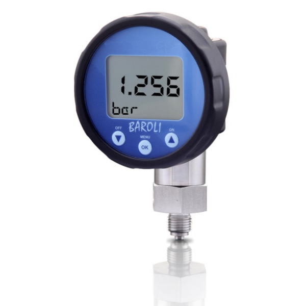 Battery Powered Digital Pressure Sensor With Display | Baroli 02